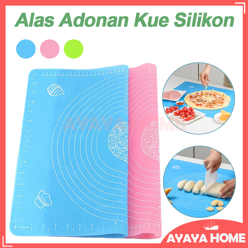 Alas Adonan Kue Silikon/Alas Silikon Adonan/Alas Adonan Kue Baking/Silikon Mat