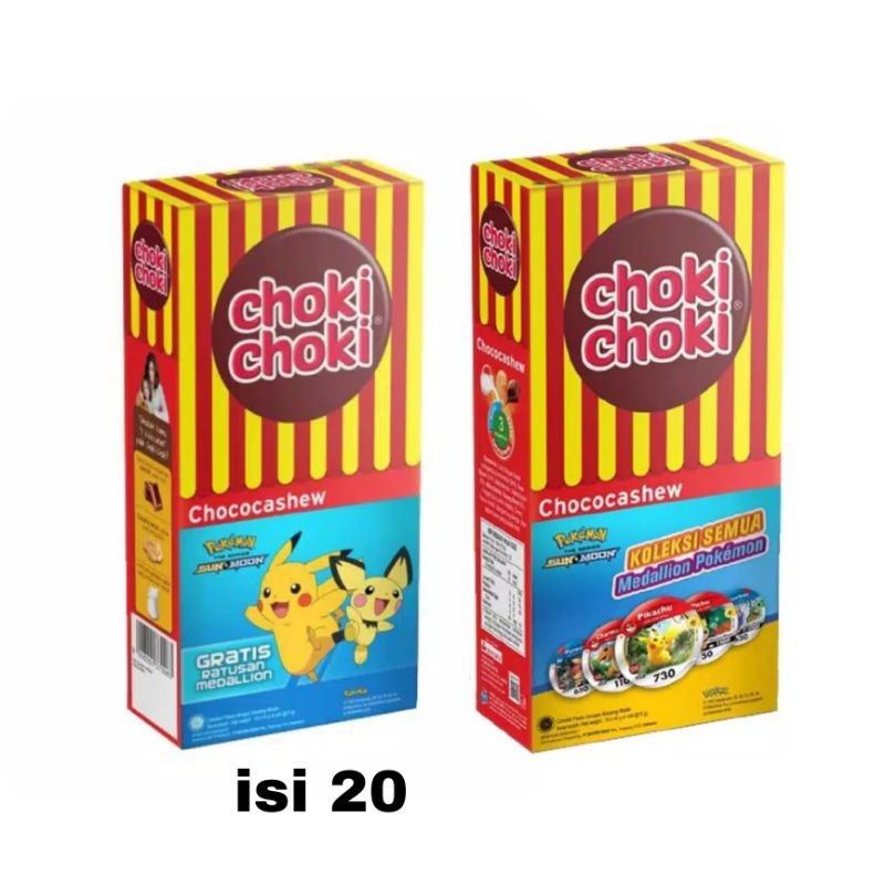 

pekanbaru / Choki Choki Chococashew (20 pcs)