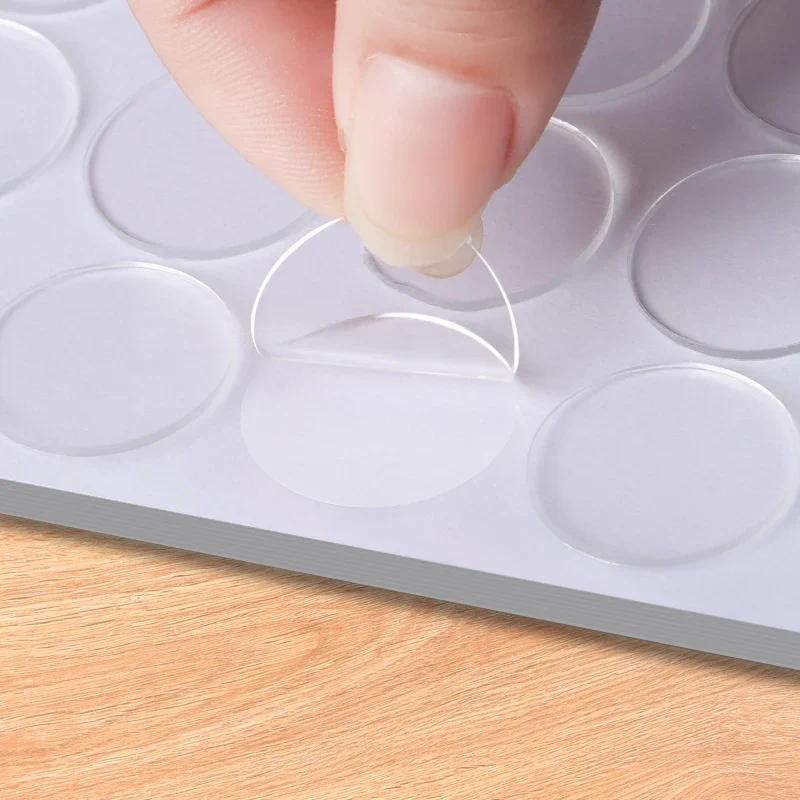 

Double Sided Dot Stickers Removable Round Putty Clear Sticky Tack No Trace Sticky Putty Small Stickers for Festival Decoration