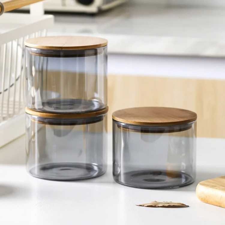 Toples Kaca Penyimpanan Makanan Sealed Storage Glass Jar Toples Mini Kue Kering Nastar