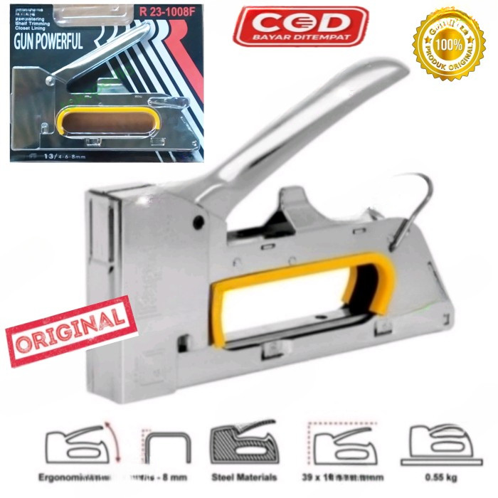 

Staples TEMBAK Staples Steples Gun Tembak Jok Kulit Mot