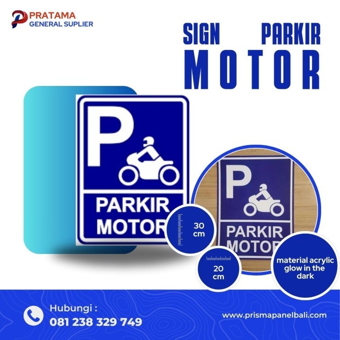 

Sign Acrylyc Parkir Motor
