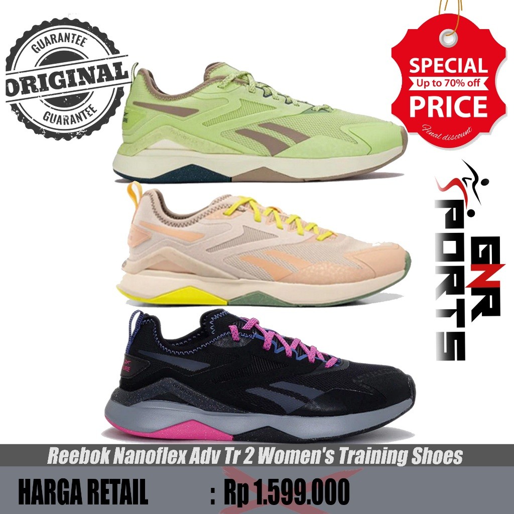 Sepatu  Reebok Nanoflex Adventure TR  2 Women's Shoes  100033331 Original 100%