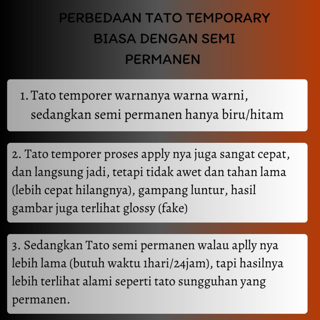 TattooPop - Stiker Tato Temporer Motif Tulisan - Tato Temporer Lengan, Kaki, Punggung - Tato