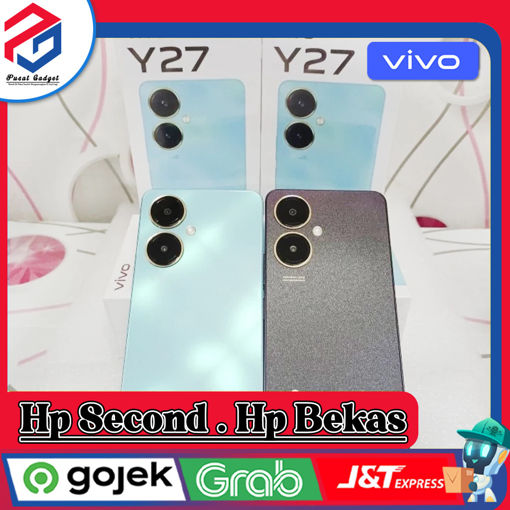 Vivo Y27 4G | 5G Ram 6 Rom 128GB Second Pusat Gadget
