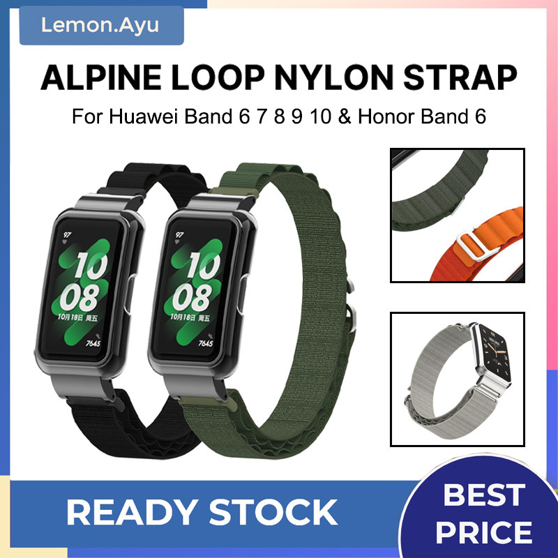 Alpine Nylon Loop Strap for Huawei Band 6/7/8/9/10 & Honor Band 6