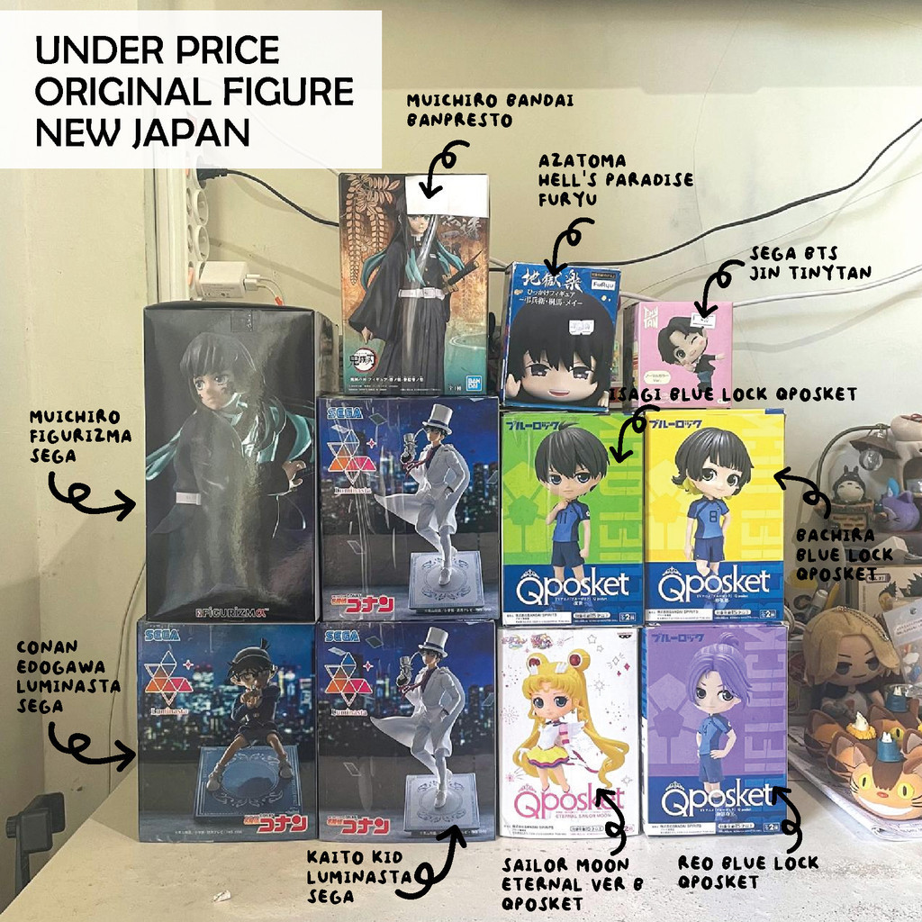 Original Figure Bandai New Jepang Muichiro Awakening Hikkake Azatoma Banpresto Tinytan Hell'S Paradi