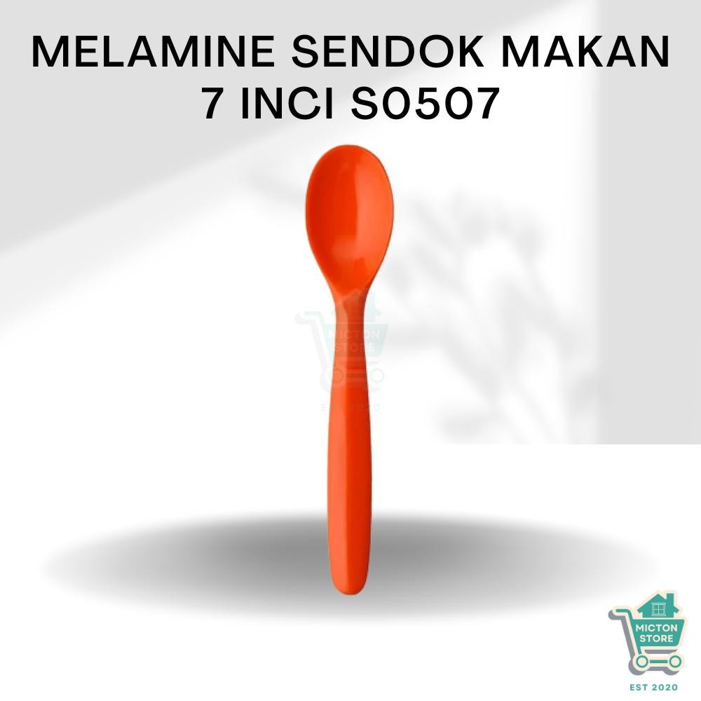 MICTON Premium Melamine Sendok Makan 7 Inch S0507 Sendok Lusin Sendok Makan Sendok Teh Sendok Sup Se