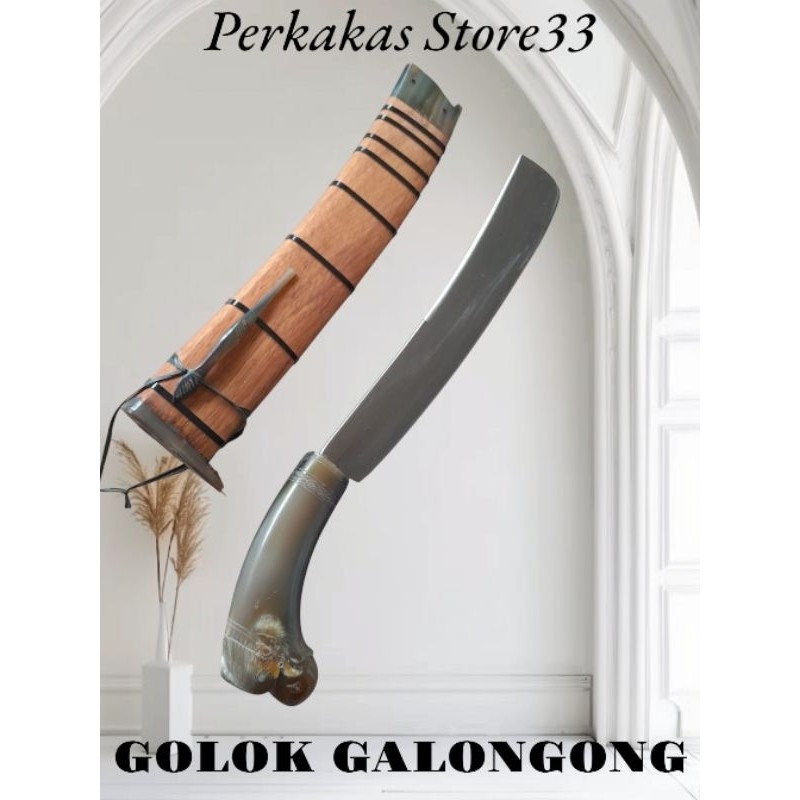 G0l0K bedog [ Galongong ] Golsem Sembelih Serbaguna Tebas Kayu dan Bambu Super Tajam | Perkakas Stor