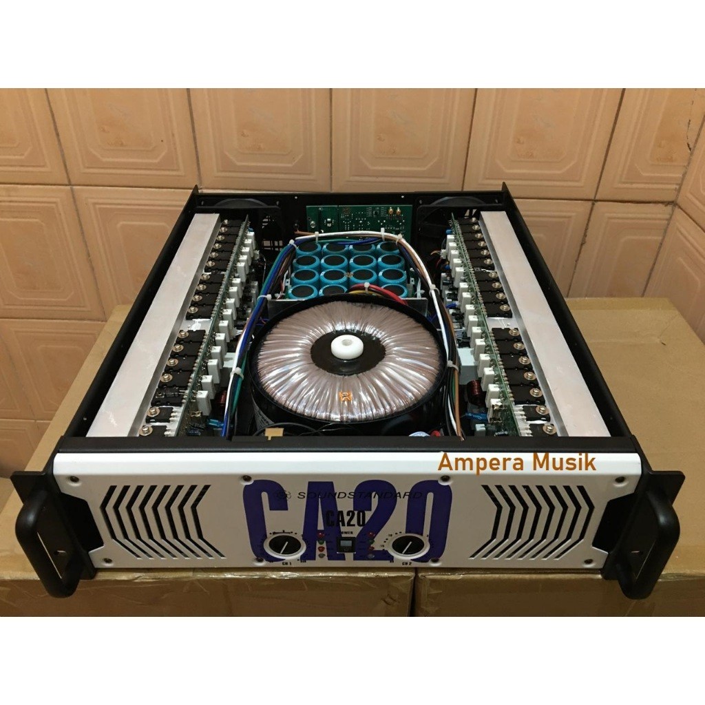 POWER AMPLIFIER SOUNDSTANDART CA 20 NEW POWER SOUND STANDART CA 20 NEW / BODY PANJANG IC MACRO