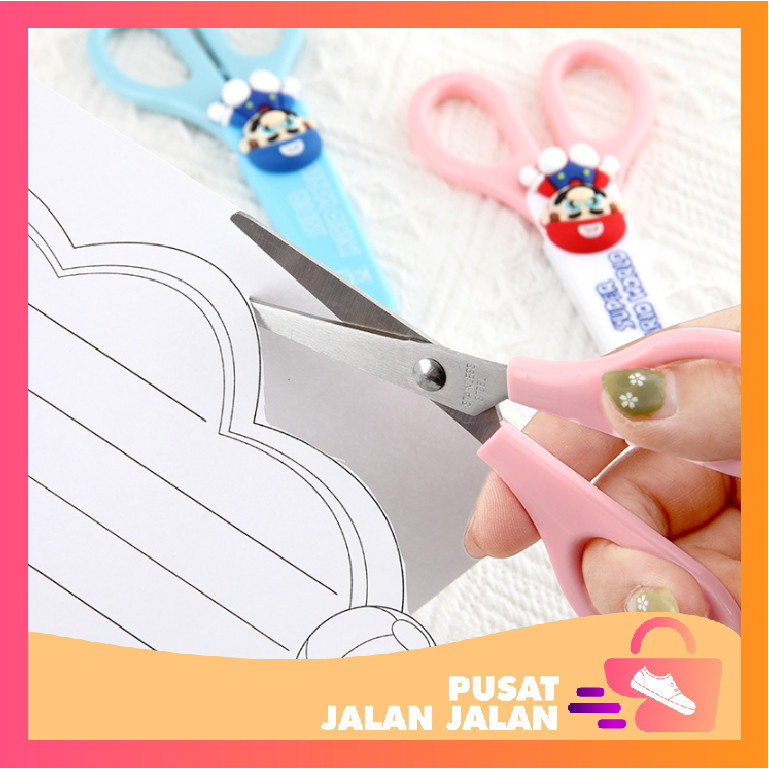 

PJJ - S6418 Alat Tulis Sekolah Anak / Mini Scissors / Gunting Tutup Portabel / Scissors Kecil Lucu / Gunting DIY Motif Karakter