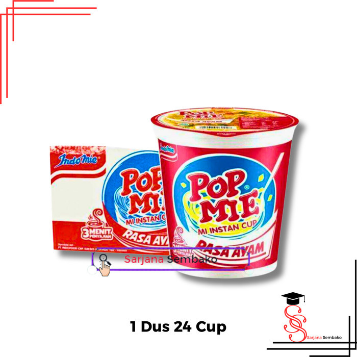 

Pop Mie Ayam Mie Instan Cup - 1 Dus 24 Cup