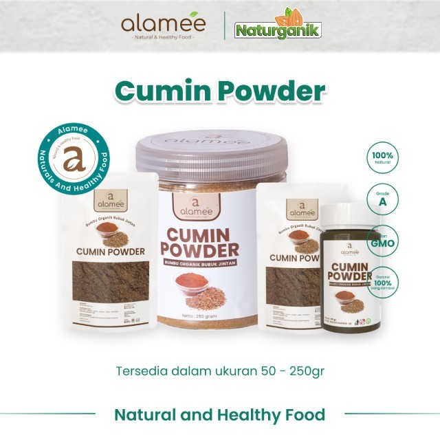 

ALAMEE Bumbu Dapur Jintan Bubuk Cumin Powder Bumbu Dapur Instan Jinten Ground Caraway Seasoning Naturganik