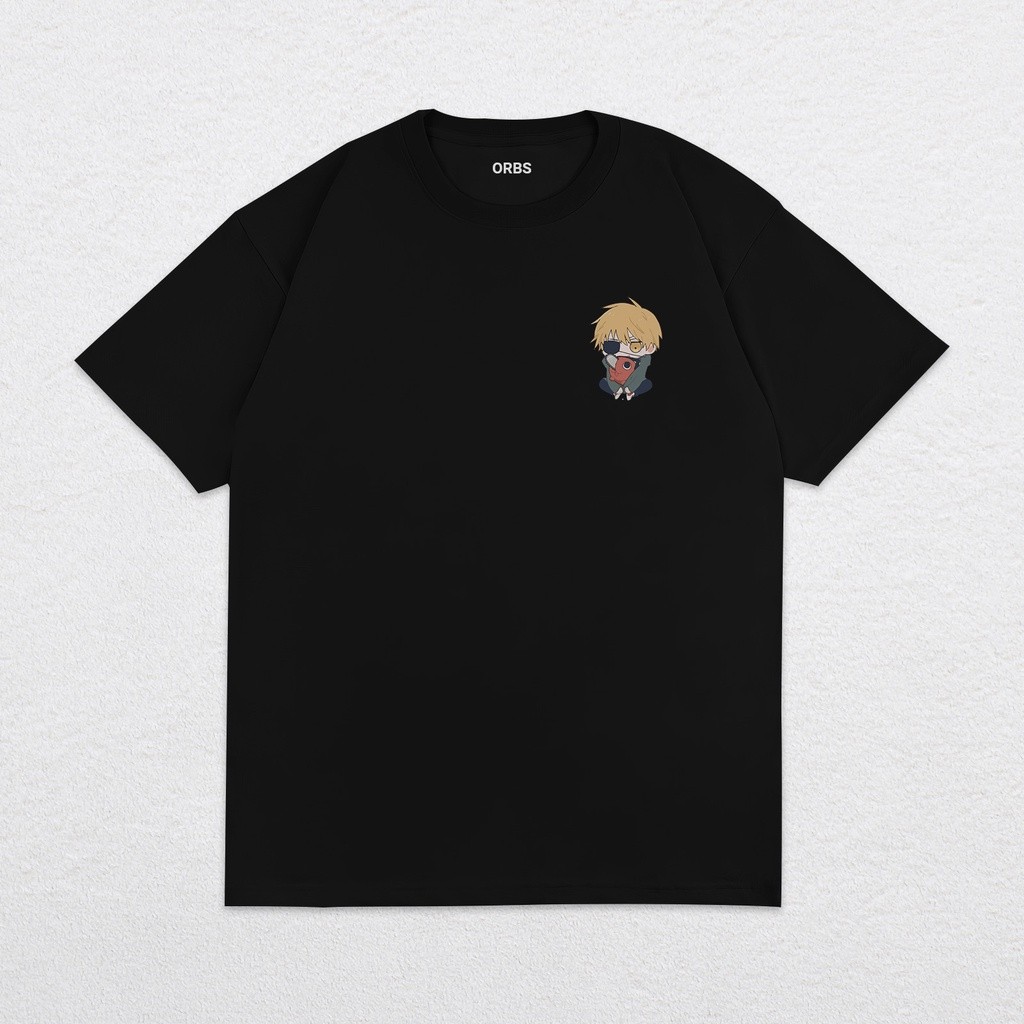 ORBSCO T-Shirt Kaos Distro Anime Denji Pochita Chainsaw Man