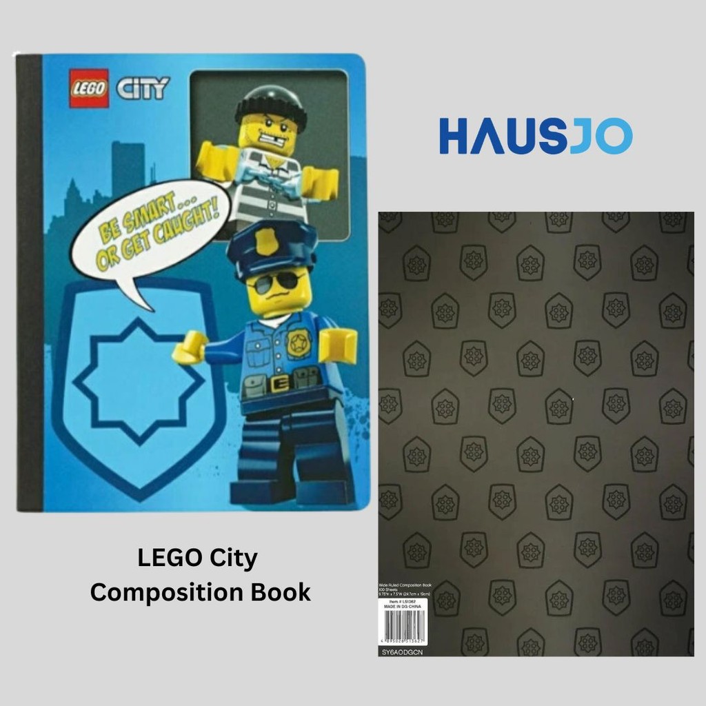 

LEGO City Composition Book - Buku Tulis Notebook Lego City