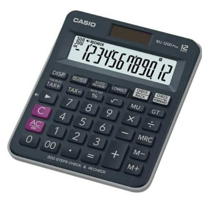 

KALKULATOR DESKTOP CASIO MJ-120D PLUS / CALCULATOR CEK ULANG / CHECK CORRECT ORIGINAL