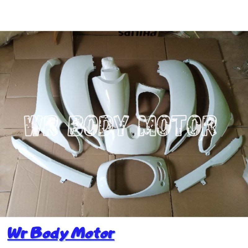 FULL BODY HALUS HONDA SCOOPY 2015 2016 WARNA PUTIH