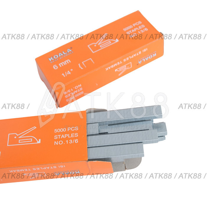 

Isi Staples Koala 13/6 6mm / Isi Stapler Tembak Gun Tacker