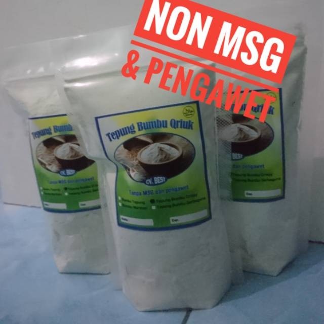 

Tepung bumbu Crispy Tanpa msg dan pengawet 250gr