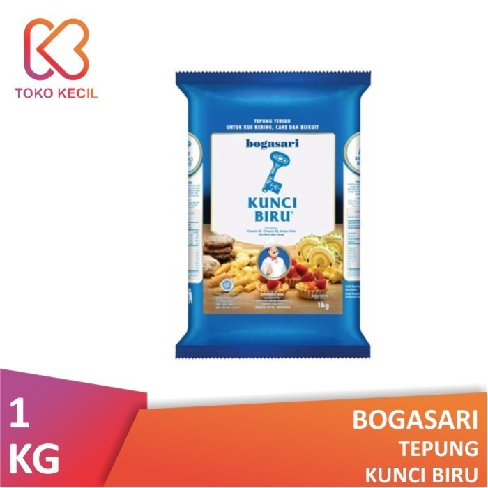 

Tepung Bogasari Kunci Biru 1kg