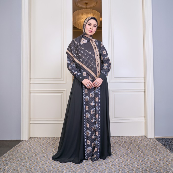 Dress Muslim Mandjha Ivan Gunawan - Marsha Dress - Abaya gamis - S