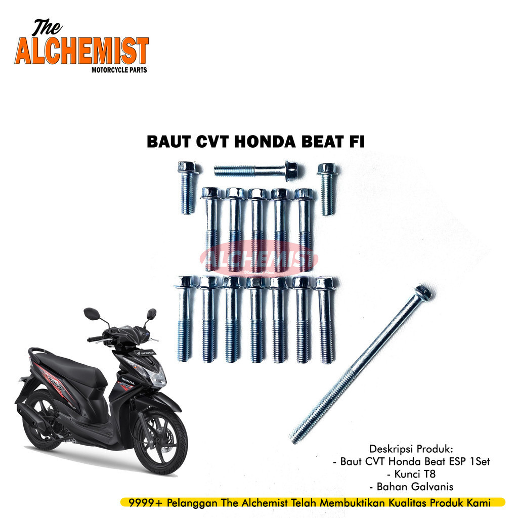 COD Baut CVT Beat FI / Baud Cover CVT Honda Beat FI / Baut Baud Cover CVT Honda Beat FI 1Set