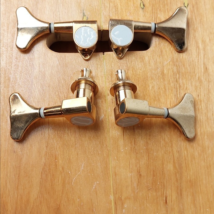 Dryer Gitar Jazz Bass R2 L2 Import / DRYER GITAR BASS 4 STRING - GOLD (AG680)