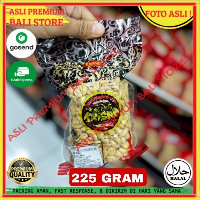 

OLEH OLEH MAKANAN CEMILAN CAMILAN SNACK KULINER KHAS ASLI ORI ORIGINAL BALI KACANG KAPRI 225 GR GRAM