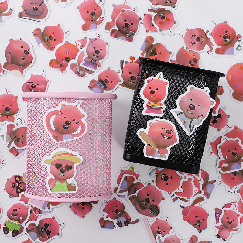 

[Readystock❤️COD]Stiker Lucu Loppy Berang-berang Kecil Gila Stiker Ekspresi Lucu Stiker Dekoratif Notebook