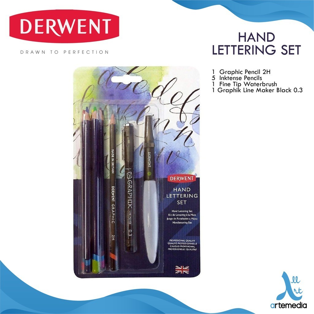

Derwent Hand Lettering Set Pensil Warna Set