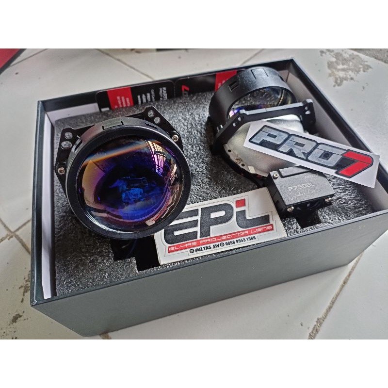 Projie Proji Projector Biled Pro7 P750BL Signature Edition 3 inch Bluelens 65w P750XS