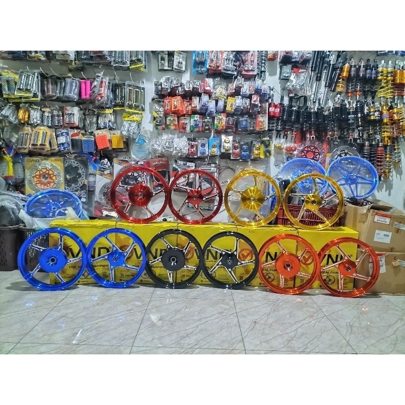 VELG VND AK55 MODEL ENKEI HYLOS VARIO 125/150 OLD/NEW,BEAT,SCOPY,VARIO 110