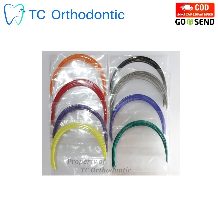 KAWAT WARNA LENTUR UNTUK BEHEL GIGI ISI 5 PCS - KAWAT BEHEL WARNA BIRU
