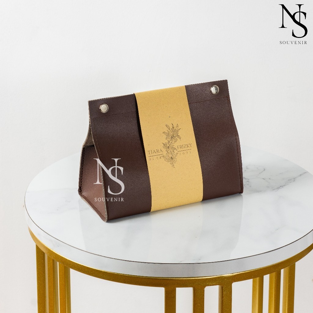 Souvenir pernikahan tempat tisu kancing 20x15x10 vinil unik murah hadiah pernikahan pouch tisu perle