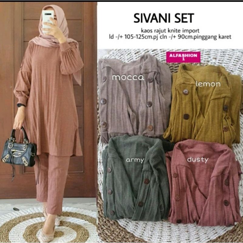 Setelan Wanita Sivani Set by Fashion Solo