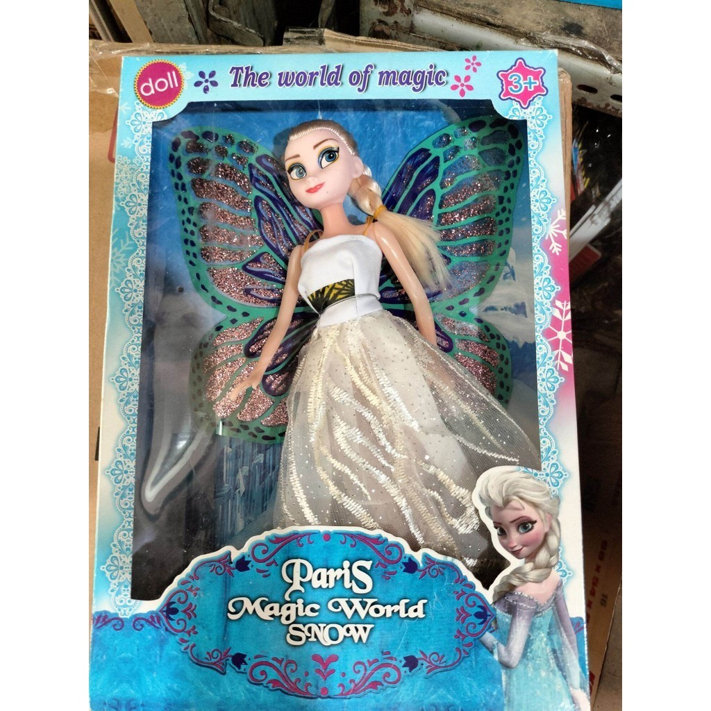 termurah mainan boneka princes Paris sayap,magic world Paris mainan anak anak bidadari COD