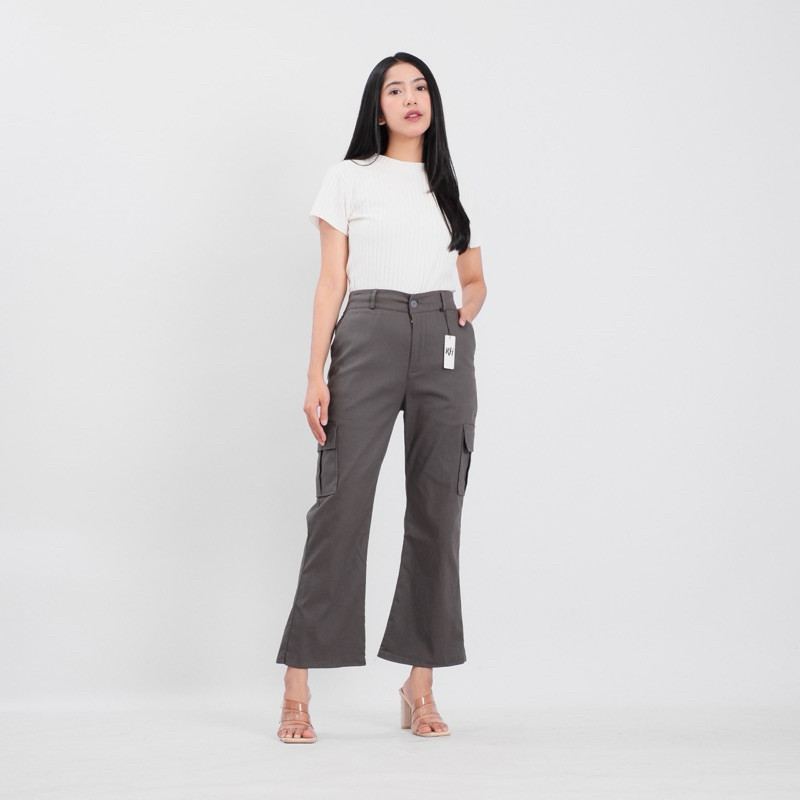 CELANA CUTBRAY CARGO PANTS WANITA DEWASA//CELANA CUTBRAY CARGO//CUTBRAY CARGO TWILL COMBED PREMIUM