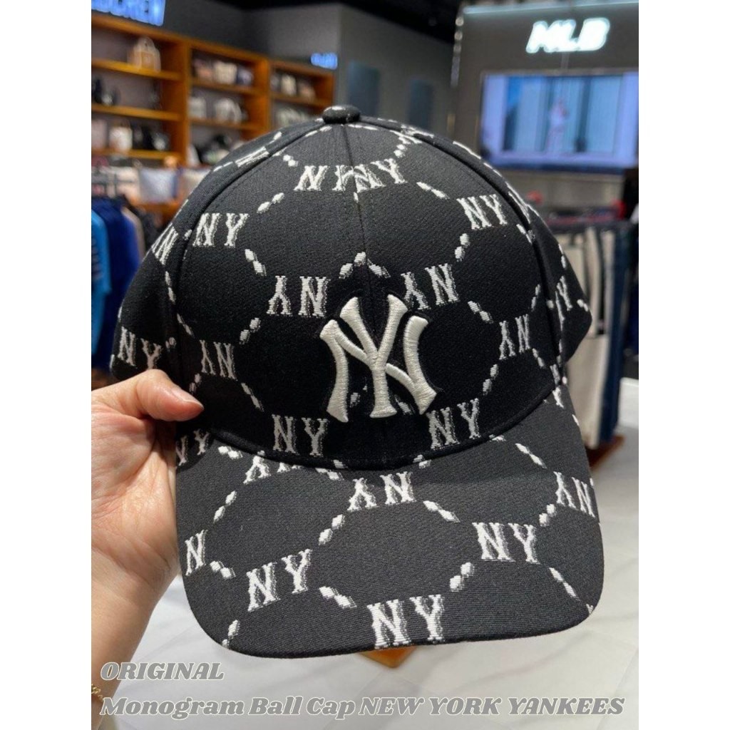 Topi MLB-Korea Monogram Bigball New York Yankess Untuk Pria Dan Wanita Unisex Original-Store