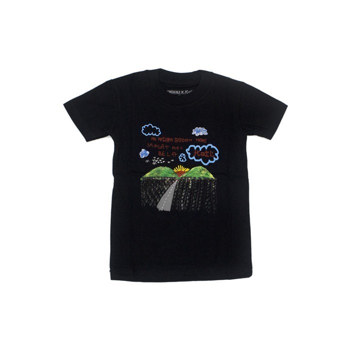 Terlaris ✨ -Baju Anak Kaos Band Koil Negara Bodoh Warna Hitam - 6-7 tahun