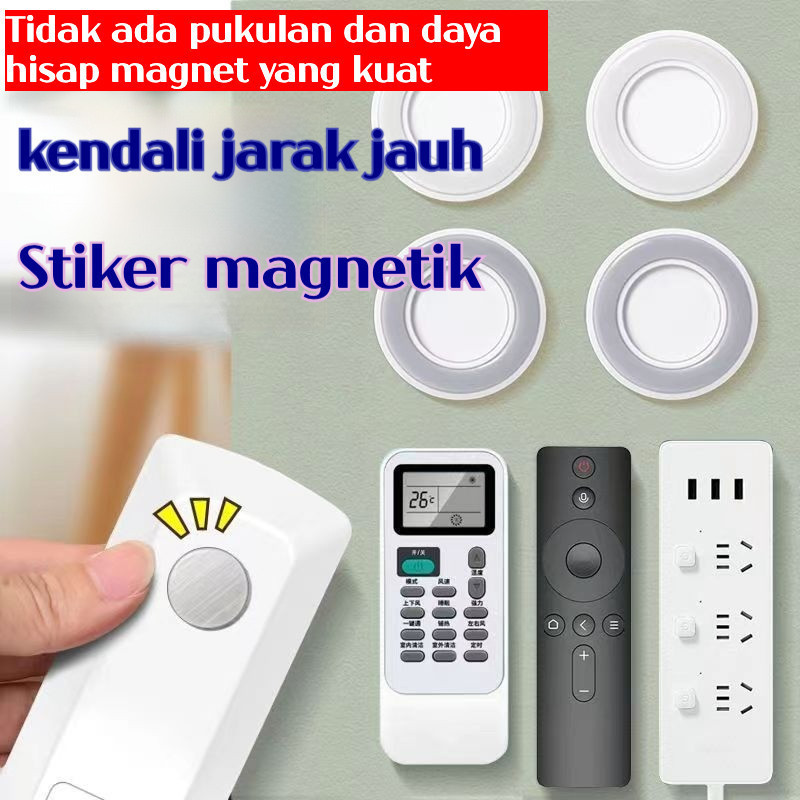 Kait Magnetik Kuat/Rak Penyimpanan Pengendali Jarak Jauh/Bingkai Magnet Bebas Pukulan/Router TV Kama