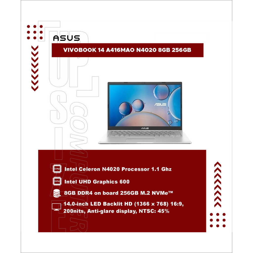 ASUS VIVOBOOK 14 A416MAO-FHD426 8GB