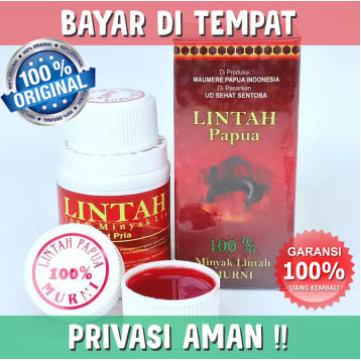 Minyak Lintah Merah Papua Pembesar Dan Tahan Lama Original