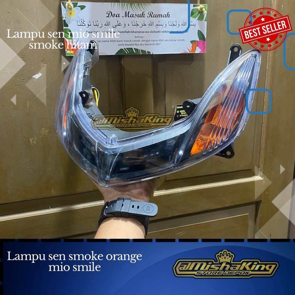 Lampu sen mio smile custom orange full set bohlam