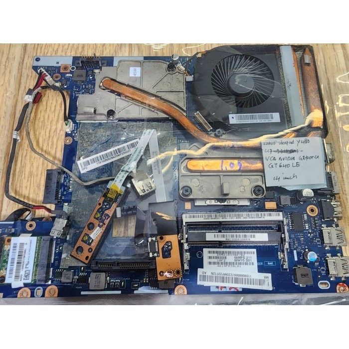 laptop motherboard lenovo y480 VGA GT640 LE