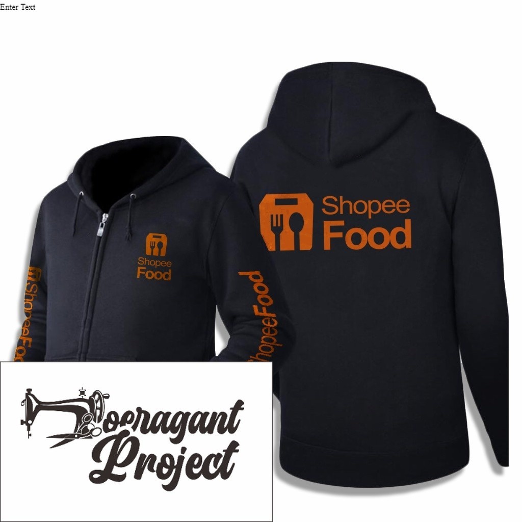 Jaket Hoodie Shhhopee Sweater Jumper Jaket Driver Food Pria Wanita