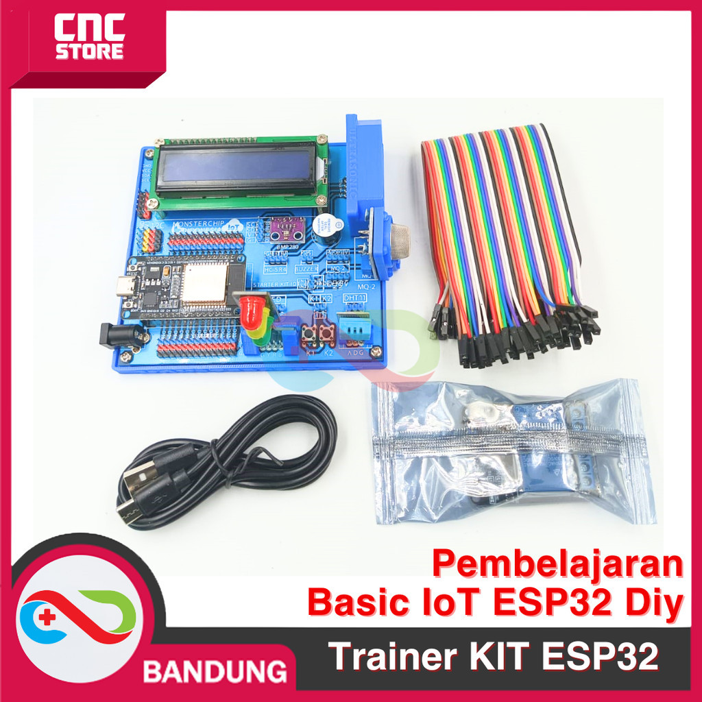 MC TRAINER KIT ESP32 MODULE BASIC TRAINER PEMBELAJARAN IOT ESP32 DIY