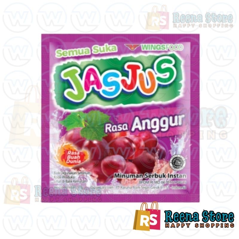 

Jasjus Minuman Serbuk Instan @ 7gr 1 renceng 10 Sachet - Reena Store