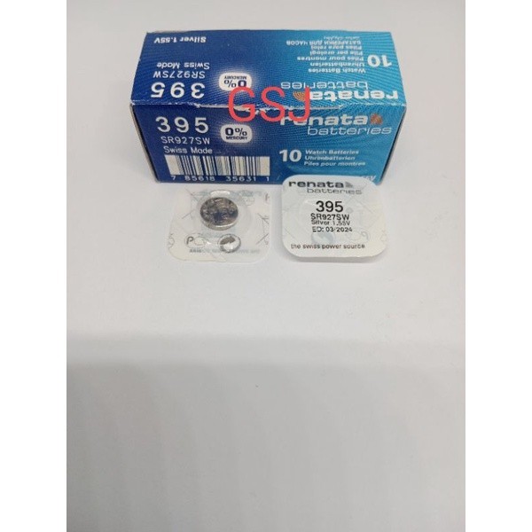Baterai Batre Battery 395 /SR927SW Renata Batre 927 renata