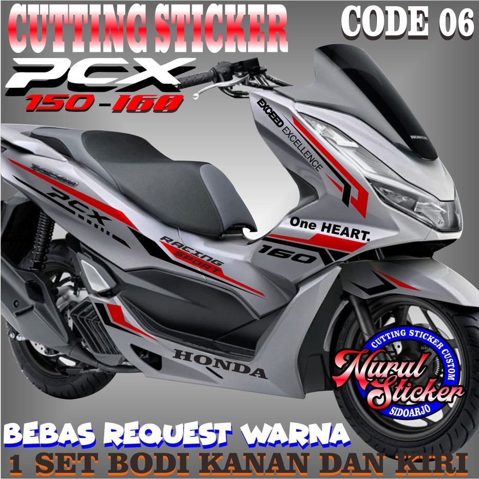 sticker pcx,cutting sticker pcx,sticker pcx 160