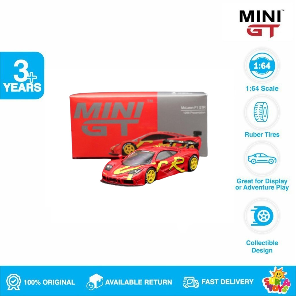 Mini GT McLaren F1 GTR 1996 Presentation